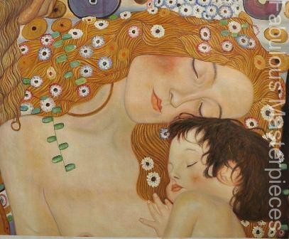 Klimt mother and child