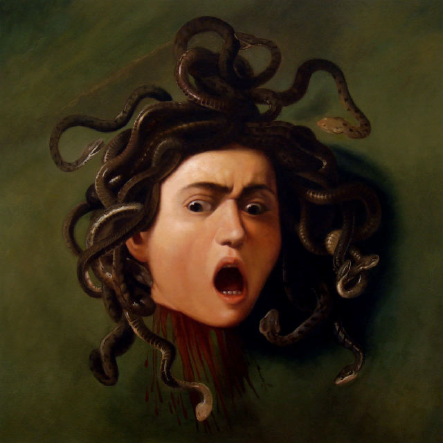 Caravaggio head of Medusa
