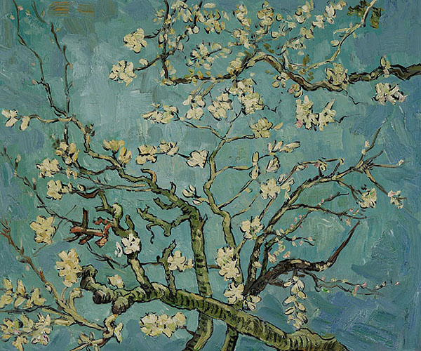 van gogh wallpapers. Flower Almond Tree Wallpaper