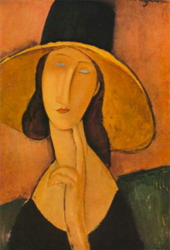 Modigliani - Portrait of a Woman with Hat