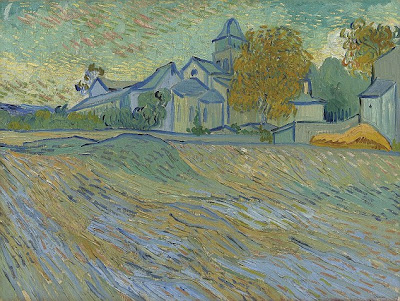 Van Gogh's Vue de l'asile et de la Chapelle de Saint-Rémy