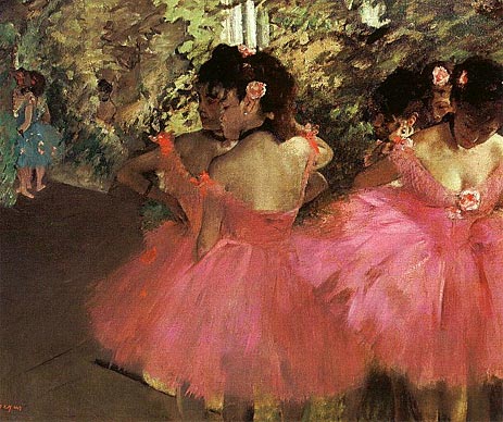 Dancers in Pink by Degas