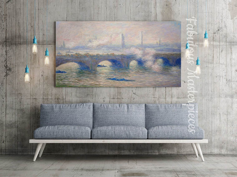 monet waterloo bridge