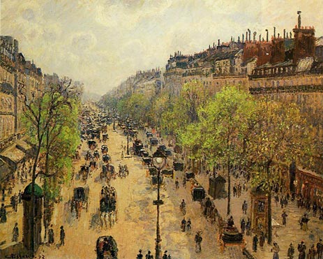 Pissarro, Boulevard Montmartre - Spring