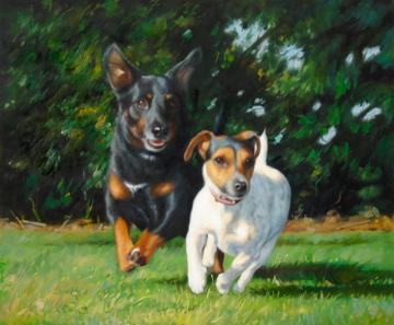 Hand-painted Dog Portaits