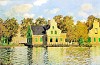 MONET: Houses on the Zaan River at Zaandam