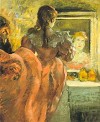 Actress in her Dressing Room by Degas