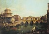 Canaletto Capriccio of the Grand Canal 