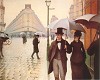 Paris Street, A Rainy Day by Gustave Caillebotte