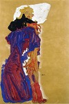 Schiele Woman Reclining