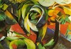 The Mandrill by Franz marc