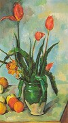 Tulips in a Vase by Paul Cezanne