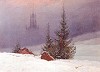 Winter Landscape with Church by Caspar David Friedrich 