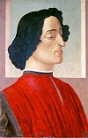 Botticelli Portrait of Giuliano de'' Medici 