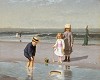Children on the Beach by Samuel Carr