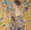 Klimt Lady with a Fan 