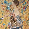 Klimt Lady with a Fan  Klimt Lady with a Fan