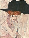 Klimt The Black Feather Hat Klimt The Black Feather Hat