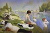 Georges-Pierre SEURAT: Bathers at Asni�res