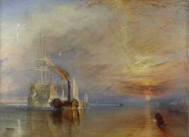 Turner - The Fighting Temeraire. Fine Art Reproduction by Fabulousmasterpieces.co.uk